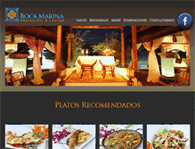 Tablet Screenshot of bocamarina.com.do